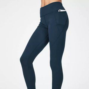 Sweaty Betty Power Leggings 7/8 length Beetle Blue